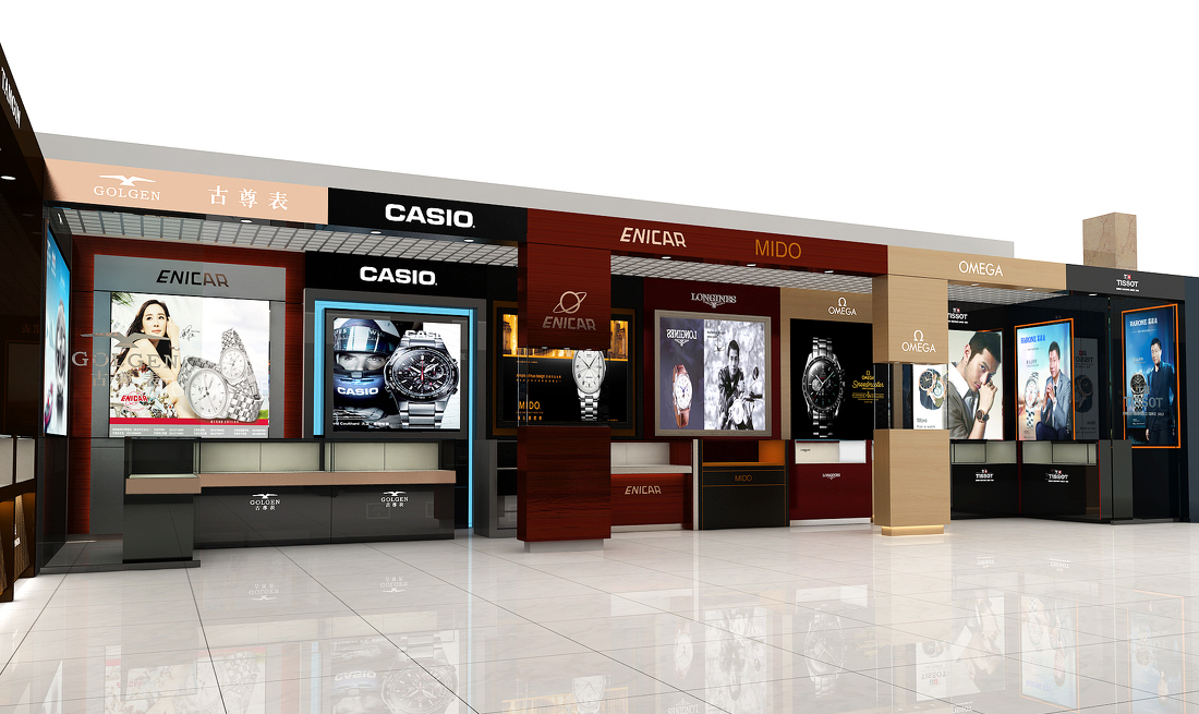 casio手表展柜設計方案(圖1)
