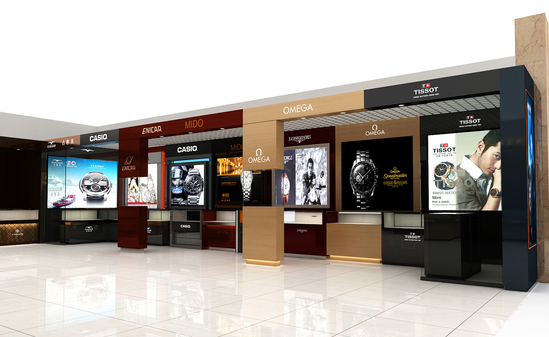 casio手表展柜設計方案(圖2)