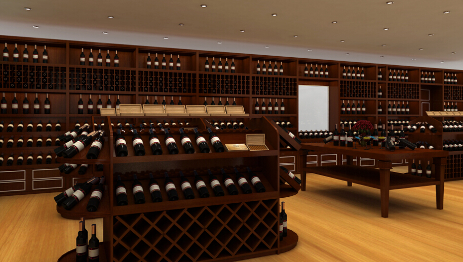 名煙名酒 展柜設計效果圖(圖2)