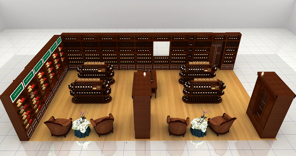 中國煙草 展示柜設計裝修圖(圖2)