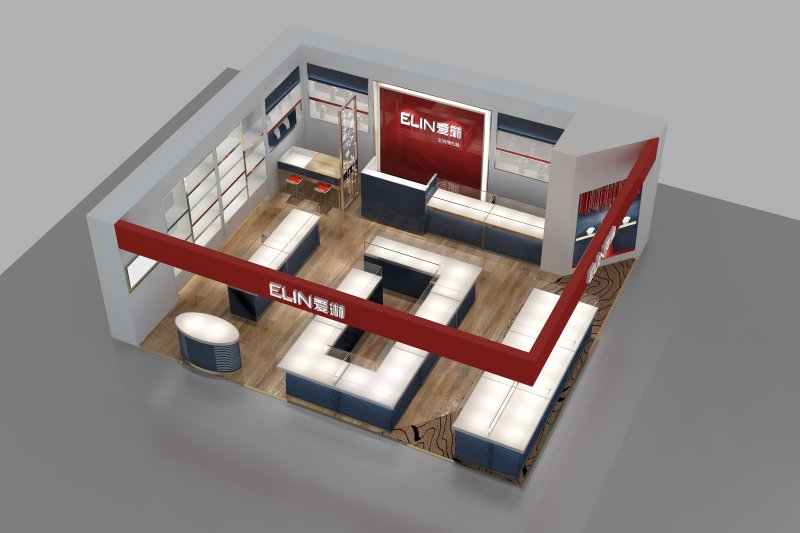 愛琳珠寶展柜設計裝修(圖3) 愛琳珠寶展柜設計裝修(圖3)