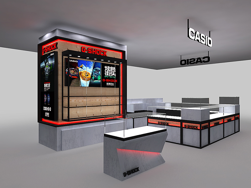 新世紀商都手表展柜設計方案(圖3)