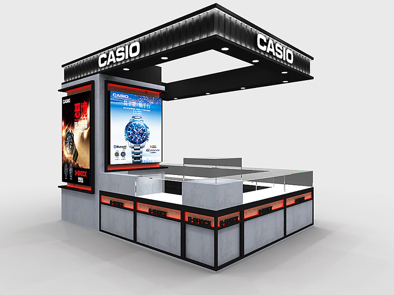 新世紀商都手表展柜設計方案(圖1)