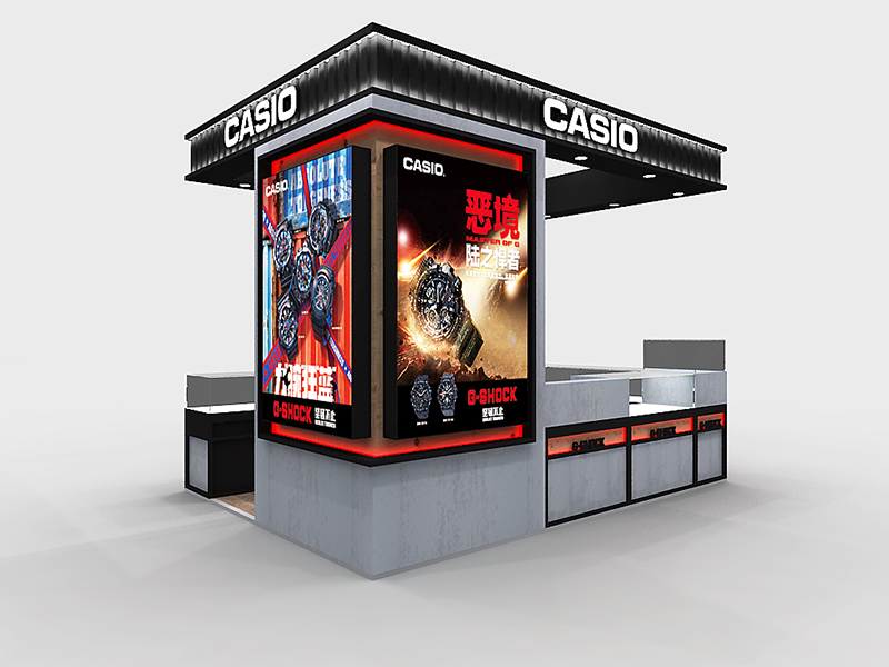 新世紀商都手表展柜設計方案(圖2)