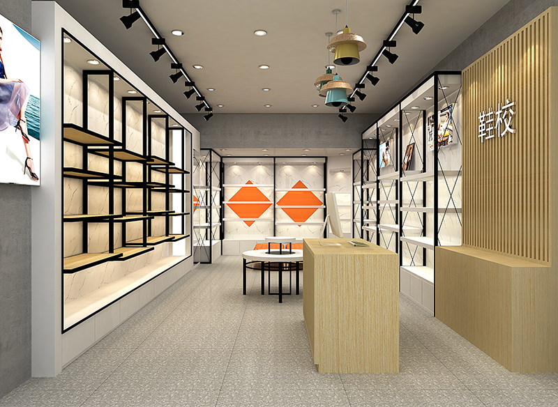 鞋校 展柜設(shè)計方案(圖2)