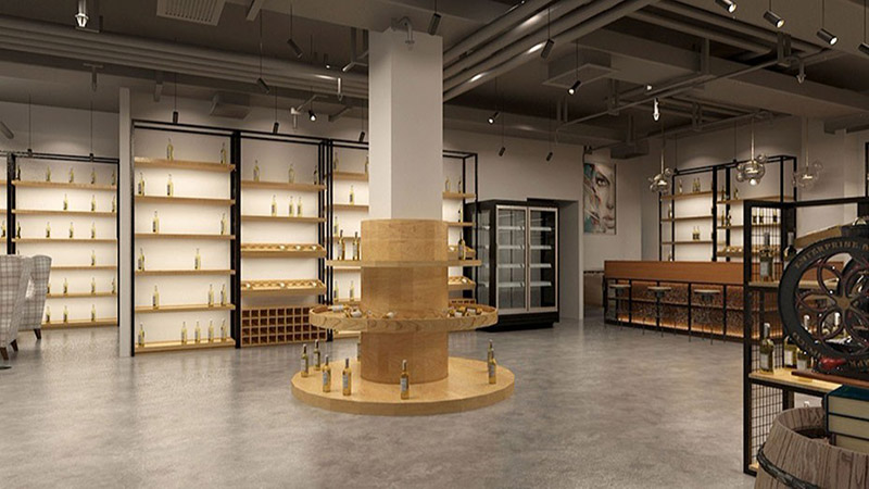 紅酒廳 展標柜設計方案(圖1) 紅酒廳 展標柜設計方案(圖1)